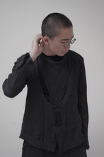 Load image into Gallery viewer, 043 - Draped Vest Jacket in linen