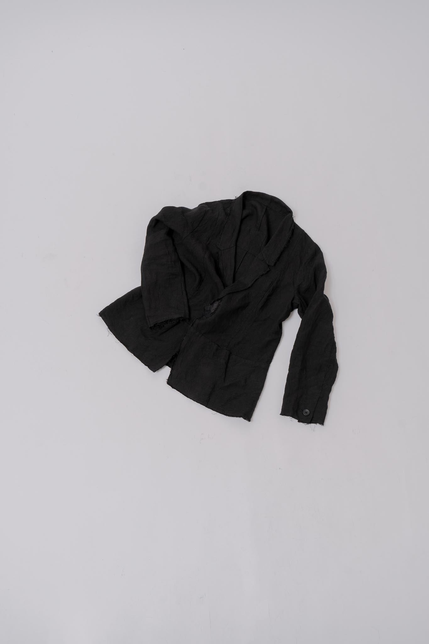 037 - Unlined Cropped Blazer