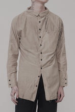 Load image into Gallery viewer, 039 - High Neck Shirt in silk cotton

