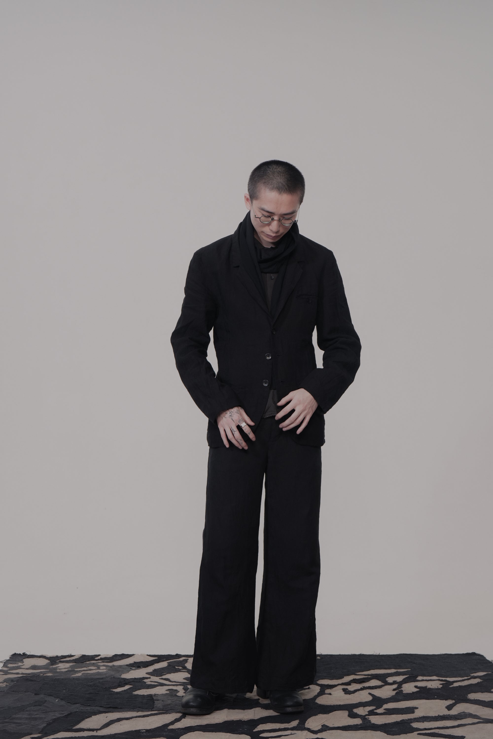 054 - Basic Blazer in linen