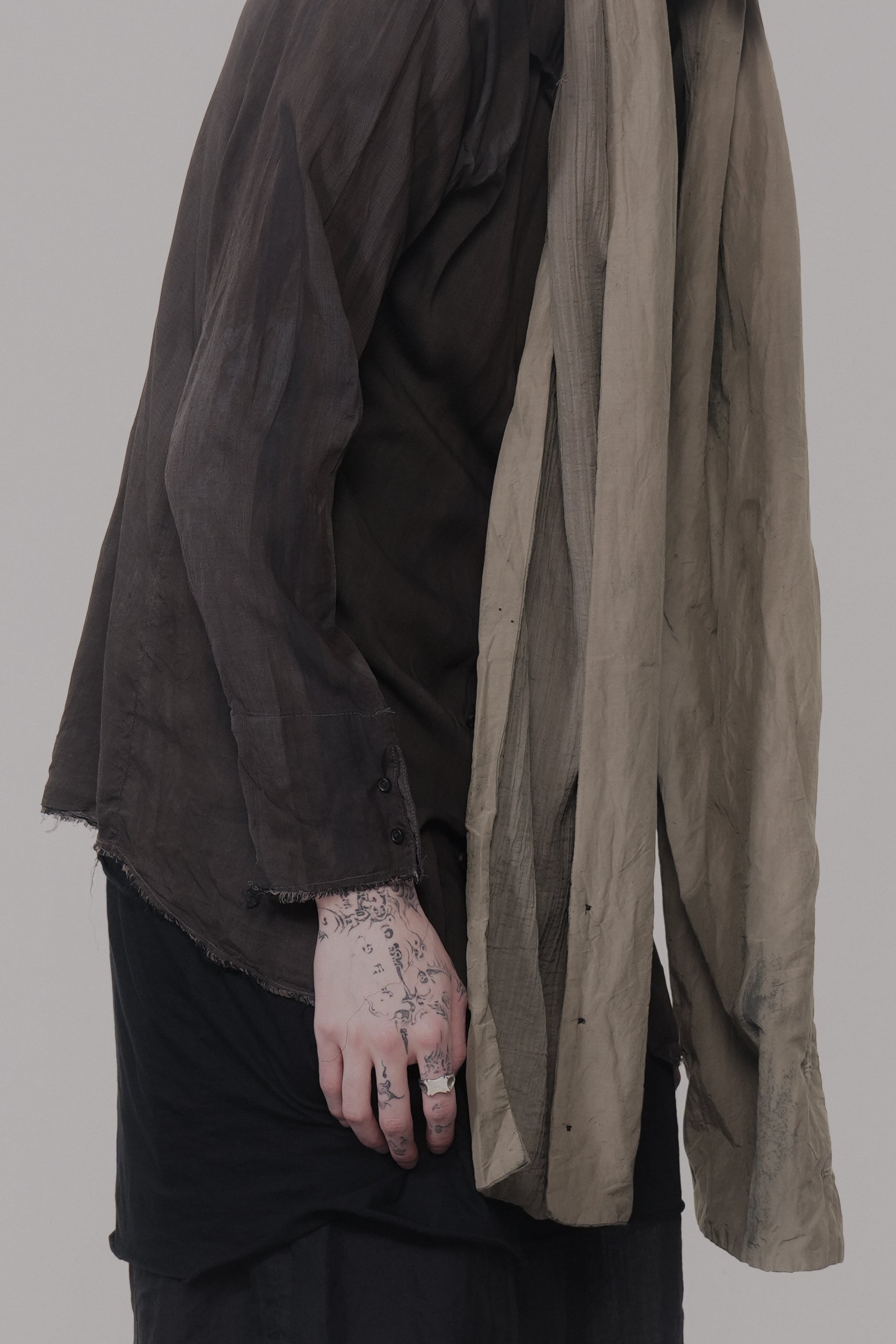 050 - Scarf Vest in silk cotton