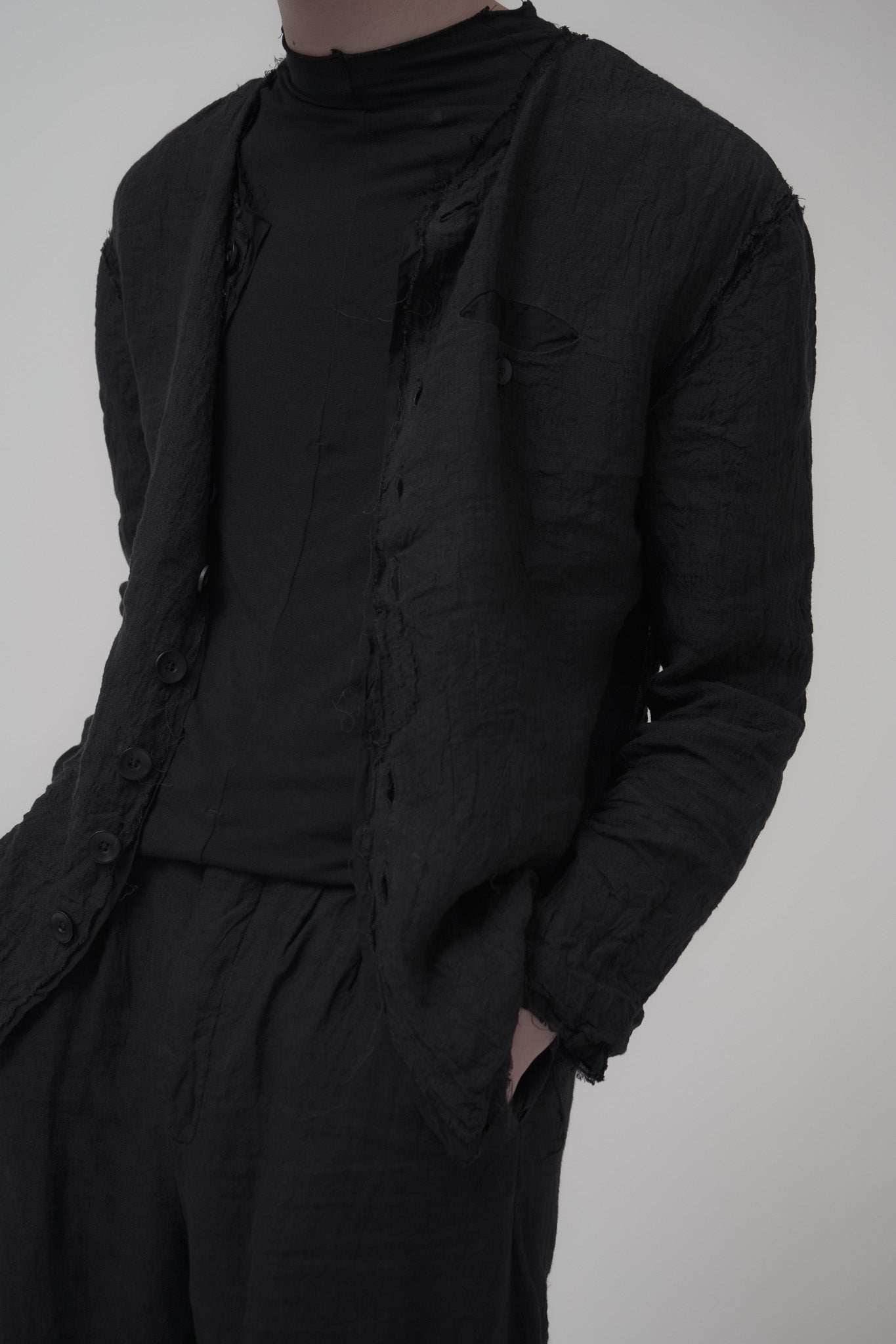 019 - Crevice Vest Jacket in linen