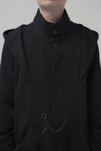 Load image into Gallery viewer, 047 - Draped Long Coat in wool
