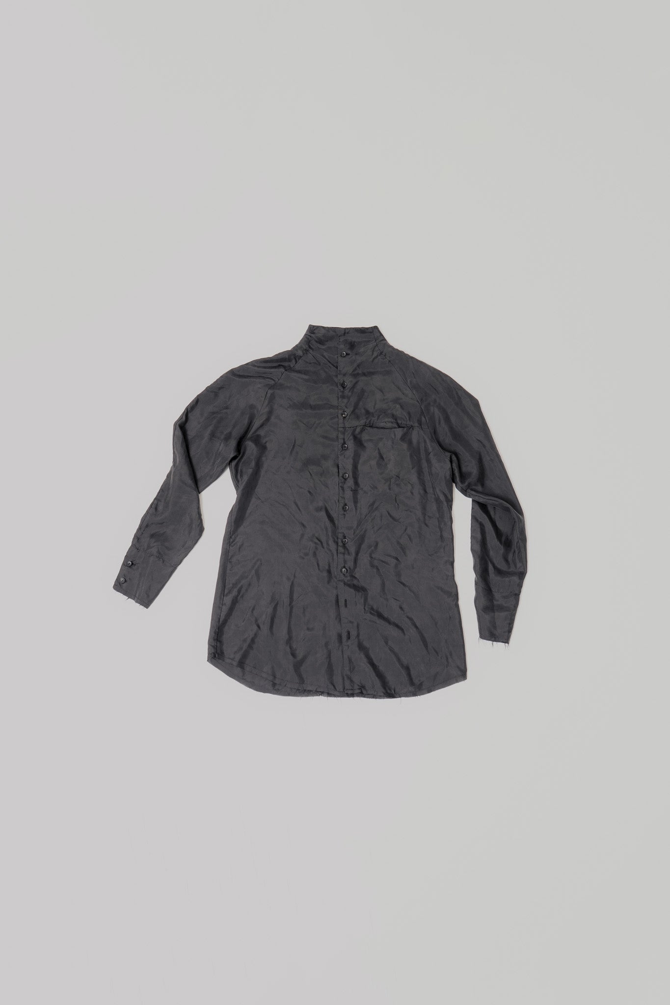 039 - High Neck Shirt in Silk