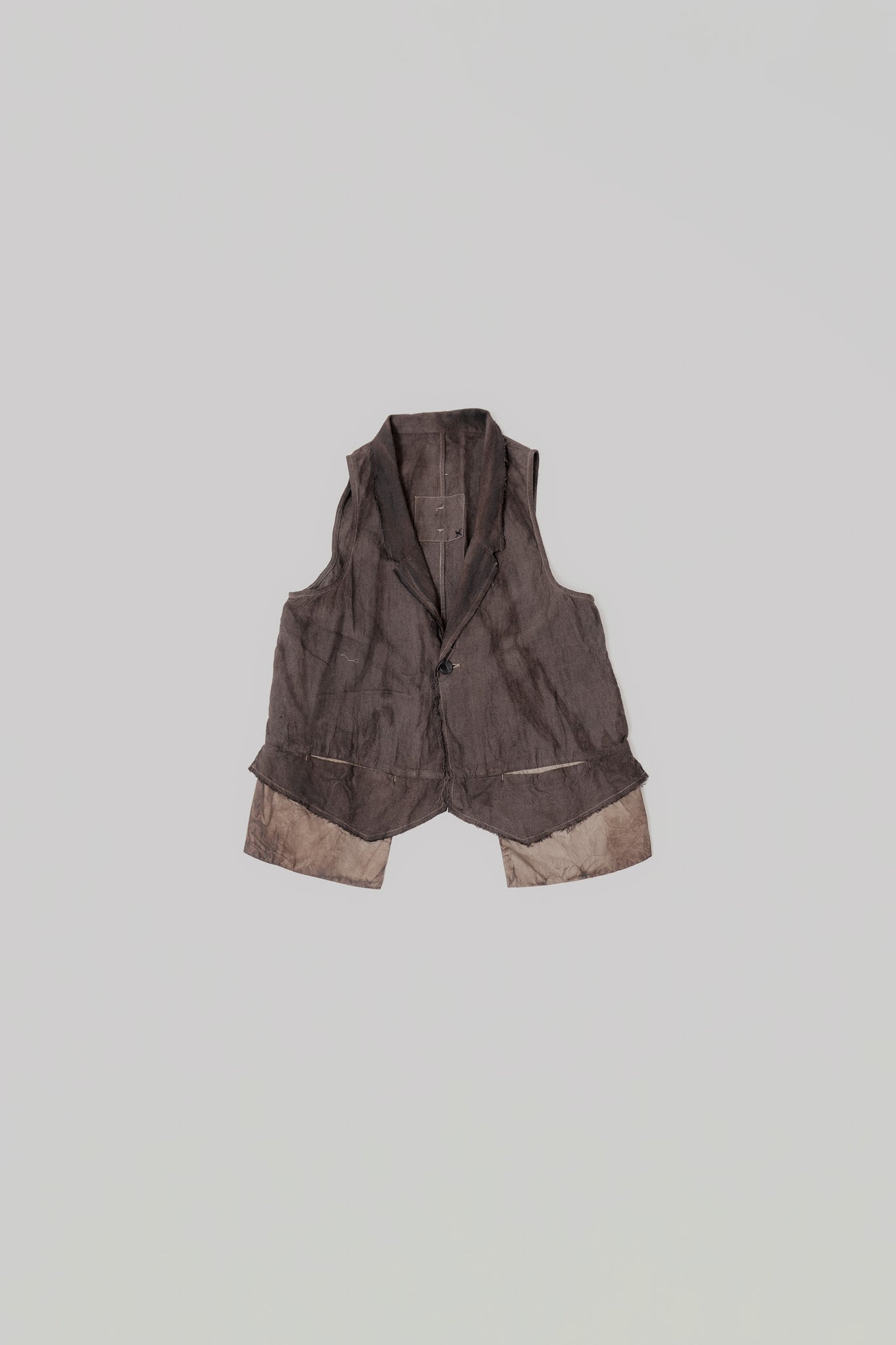 033 - Layered Vest (Brown)
