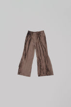 Load image into Gallery viewer, 030 - Box Pleated Flare Pants (Brown)
