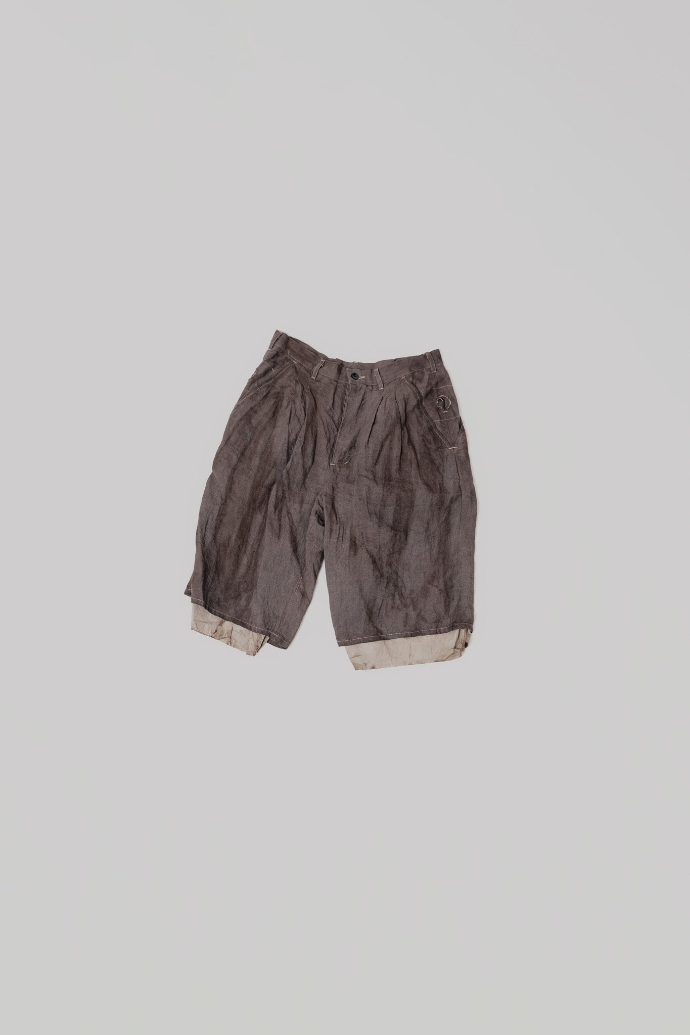 032 - Layered Shorts (Brown)