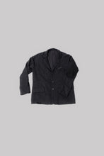 Load image into Gallery viewer, 020 - Distressed Hole Blazer in Wool (Charcoal)
